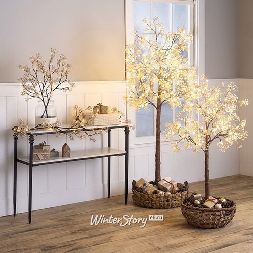 Светодиодное дерево Gypsophila 150 см, 126 теплых белых микро LED ламп, IP44 Kaemingk