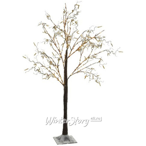 Светодиодное дерево Snowy Hazel 125 см, 150 теплых белых микро LED ламп, IP44 Kaemingk