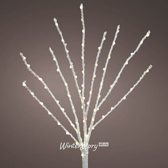 Светящаяся ветка Lunar Linden 70 см, 75 теплых белых микро LED ламп, таймер, на батарейках, IP44 Kaemingk (Кейминг)