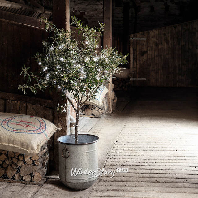 Светодиодная гирлянда Объемная 80 холодных белых LED ламп 6 м, черный ПВХ, контроллер, IP44 Kaemingk