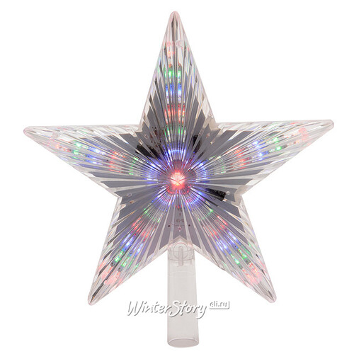 Светящаяся звезда на елку Волшебная 22 см мульти 31 LED лампа Kaemingk