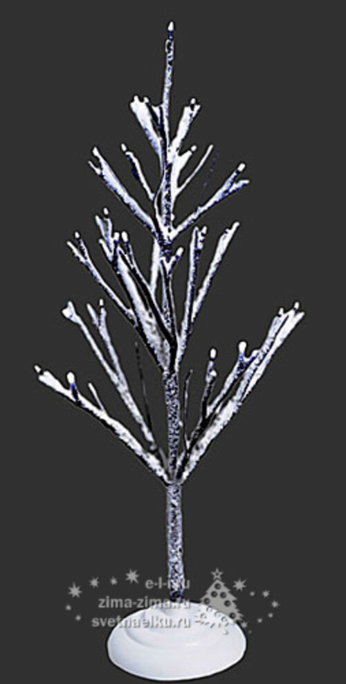 Мини дерево "Рождественское", на батарейках,  50 см, 24 LED ламп, холодный белый Kaemingk