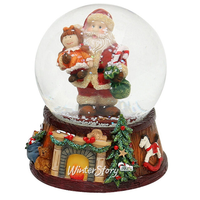 Снежный шар "Здравствуй, Санта! - 2", 9*8*8 см Sigro (Сигро)