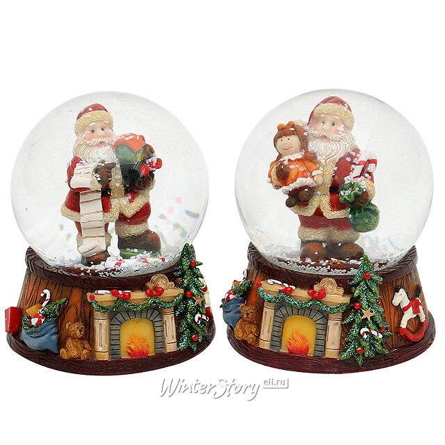 Снежный шар "Здравствуй, Санта! - 2", 9*8*8 см Sigro (Сигро)