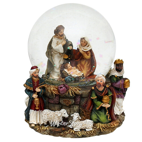 Снежный шар Святое Семейство 9 см Sigro