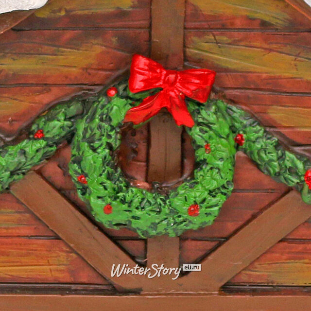 Светящаяся композиция со сноуболлом Рождественский Волшебник 23 см, музыка, батарейки Sigro