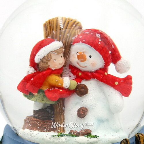 Снежный шар Малыш Френсис со снеговиком Биллом 9*7 см Sigro