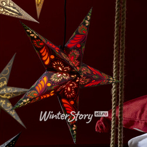 Объемная бумажная звезда Starry Dream 60 см красная Star Trading