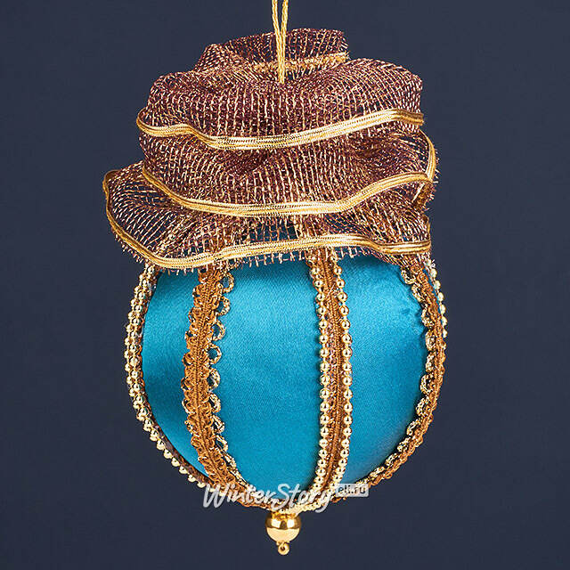 Винтажный елочный шар Reggio - Emilia 10 см Winter Deco