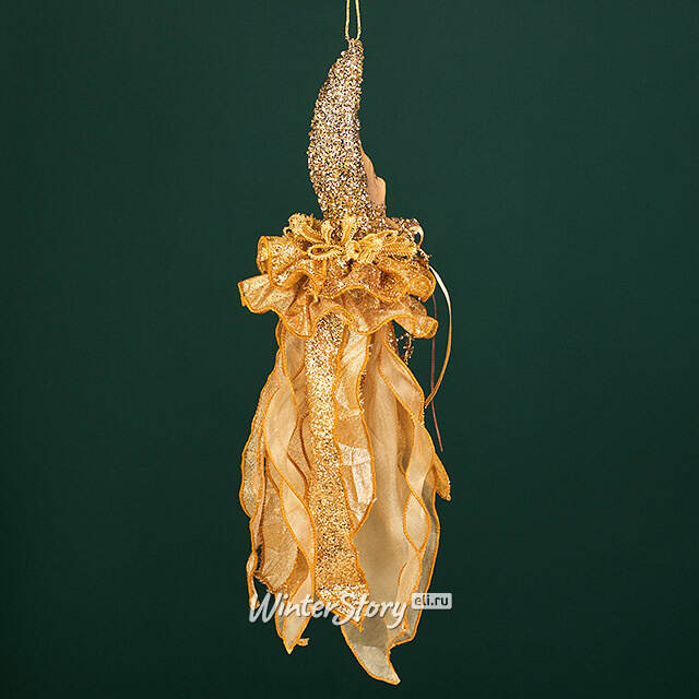 Винтажная елочная игрушка Месяц Вуарон: Romano di Lombardy 35 см Winter Deco