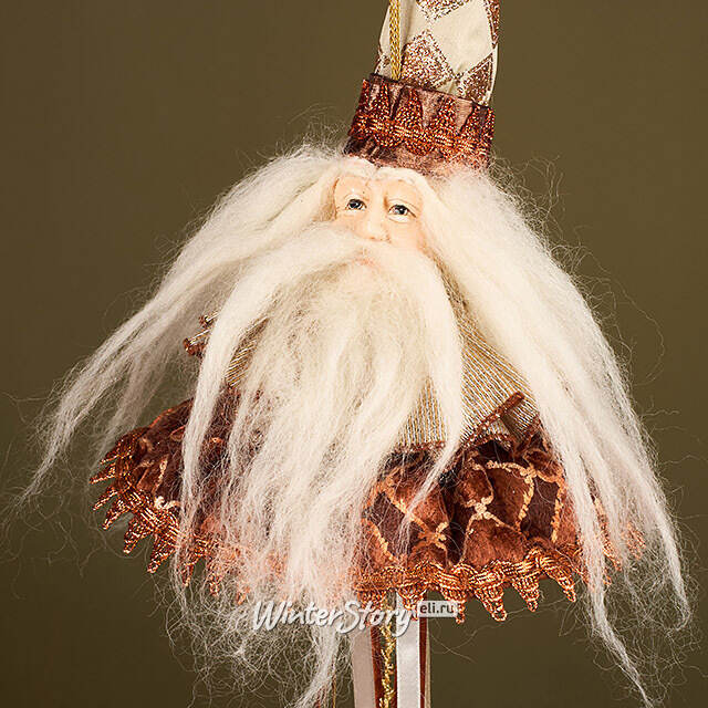 Елочная игрушка Санта - Добрый Старичок 25 см Winter Deco