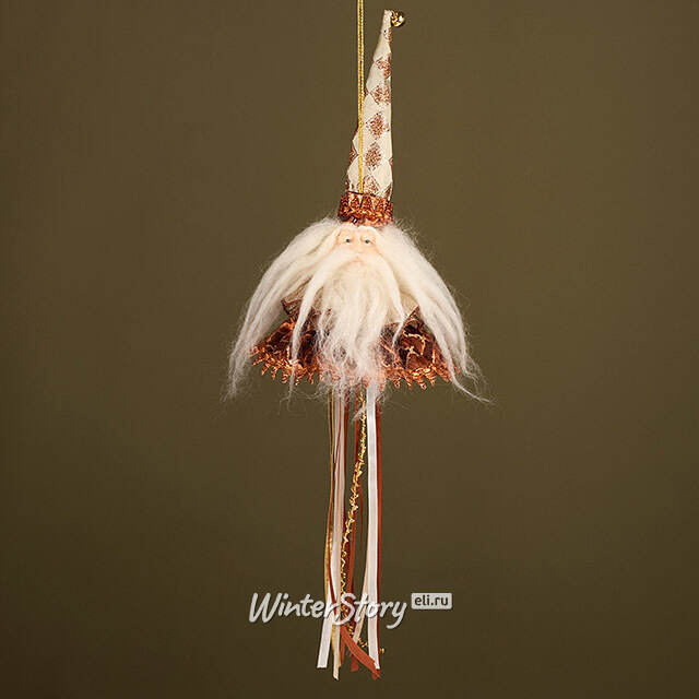 Елочная игрушка Санта - Добрый Старичок 25 см Winter Deco