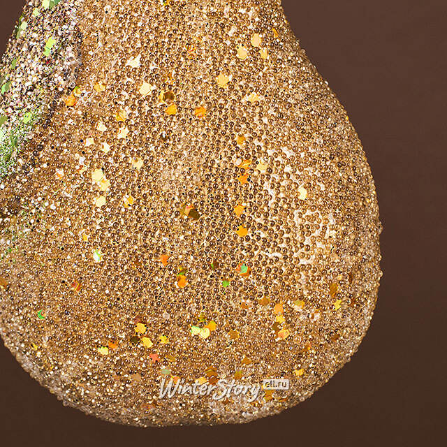 Елочная игрушка Груша Roccaraso 14 см Winter Deco