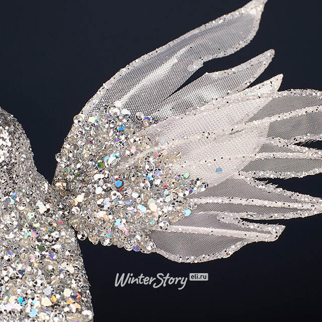 Елочная игрушка Птичка Друази - Лес Саксен 17 см, клипса Winter Deco