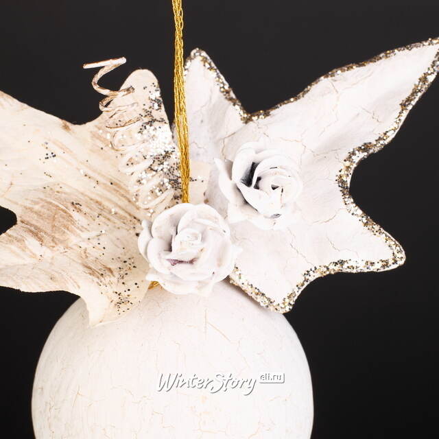 Винтажный елочный шар Libellula Antico 15 см Winter Deco