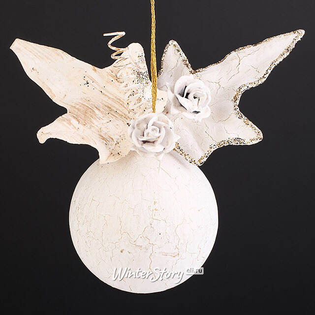 Винтажный елочный шар Libellula Antico 15 см Winter Deco