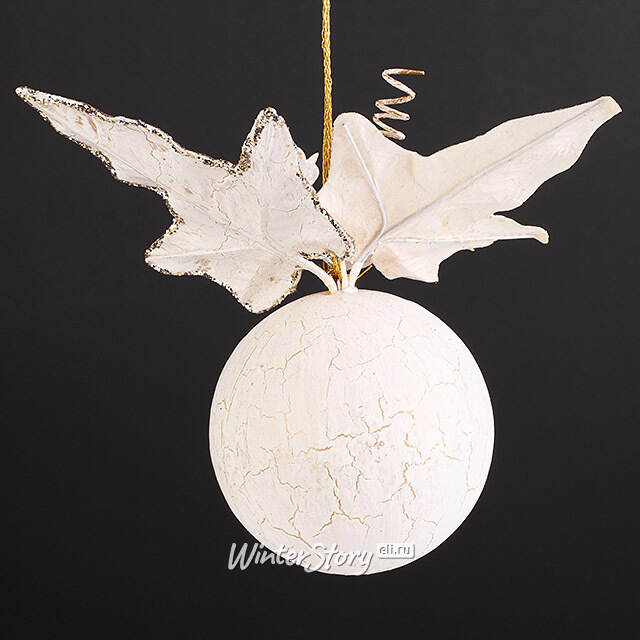 Винтажный елочный шар Libellula Antico 15 см Winter Deco