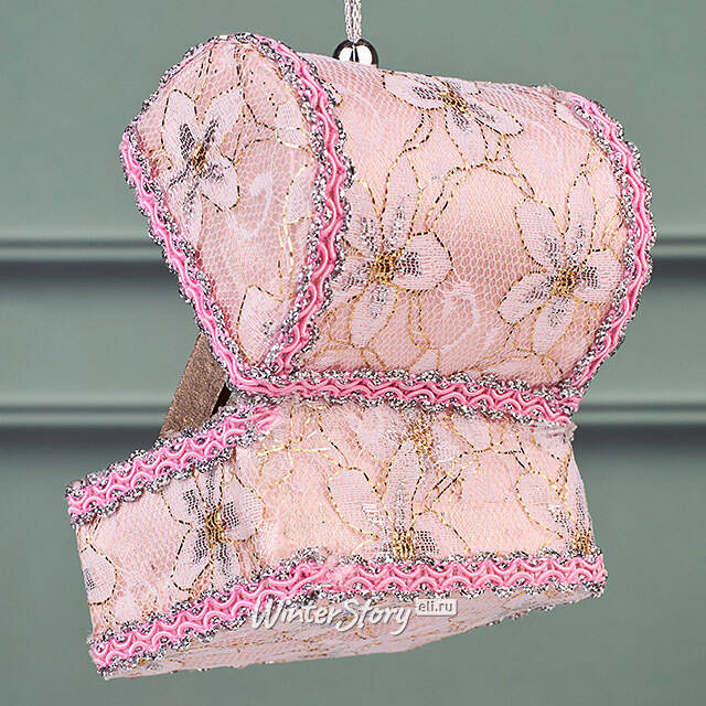 Елочная игрушка Сундук Принцессы Каролины: Monarque 9 см Winter Deco