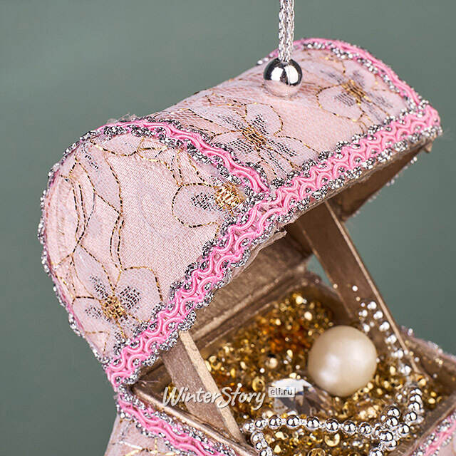 Елочная игрушка Сундук Принцессы Каролины: Monarque 9 см Winter Deco