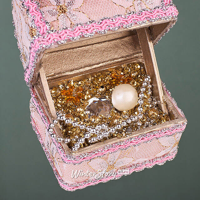 Елочная игрушка Сундук Принцессы Каролины: Monarque 9 см Winter Deco