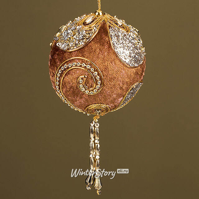 Винтажный елочный шар Roydon-Mecco 8 см Winter Deco