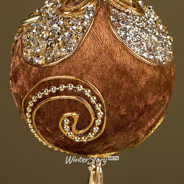 Винтажный елочный шар Roydon-Mecco 8 см Winter Deco