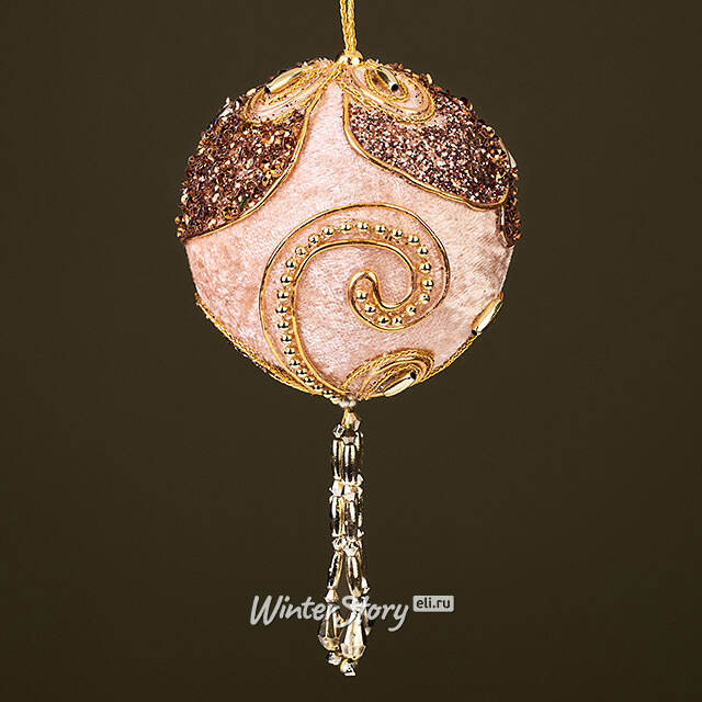 Винтажный елочный шар Royston-Mecco 8 см Winter Deco