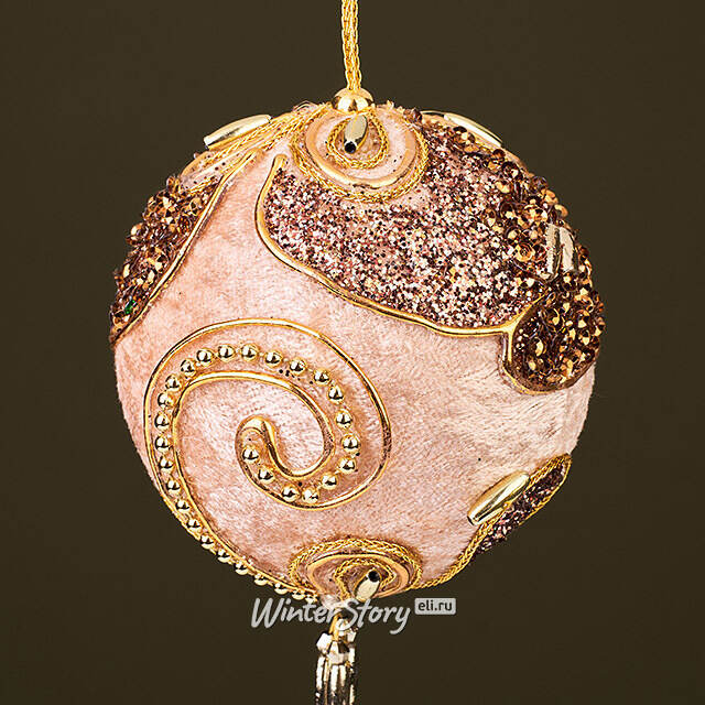 Винтажный елочный шар Royston-Mecco 8 см Winter Deco