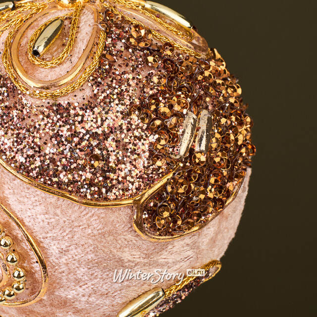 Винтажный елочный шар Royston-Mecco 8 см Winter Deco