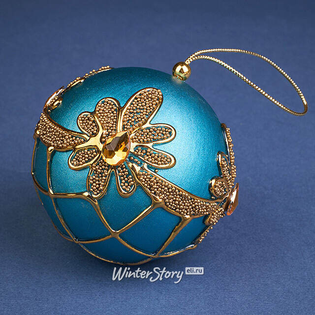 Набор елочных шаров Castagneto - Carducci 8 см, 6 шт Winter Deco