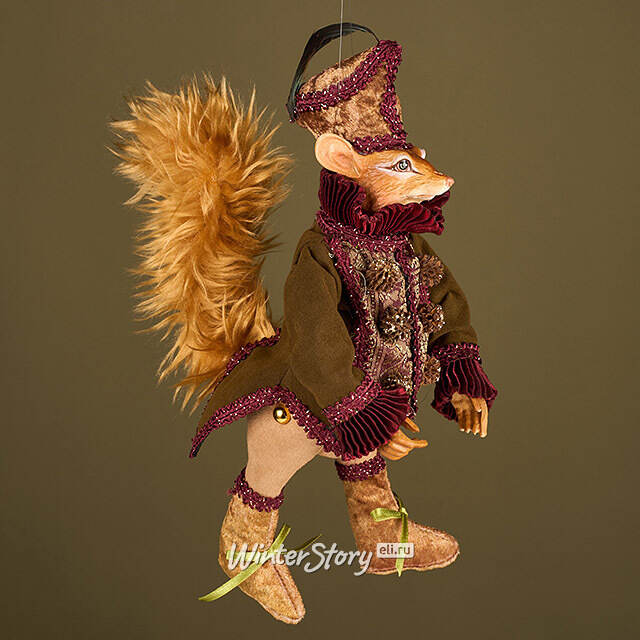 Елочная игрушка Белка Ревиль - Лес Саксен 25 см Winter Deco