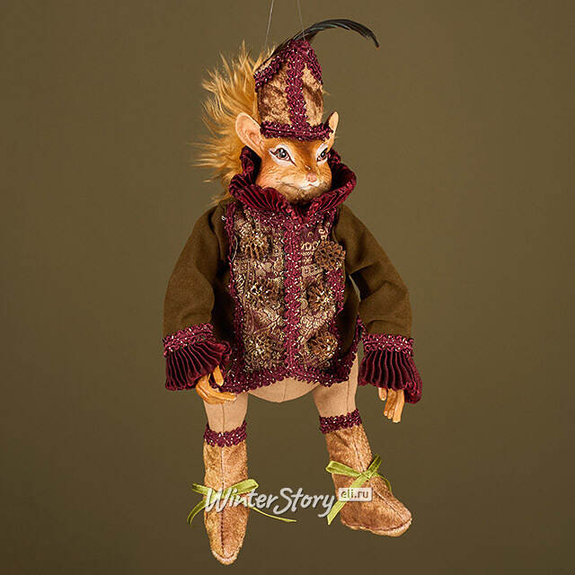 Елочная игрушка Белка Ревиль - Лес Саксен 25 см Winter Deco