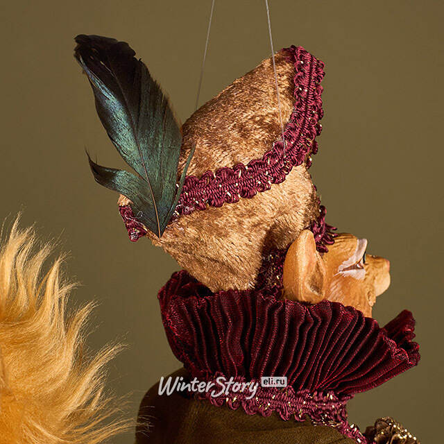 Елочная игрушка Белка Ревиль - Лес Саксен 25 см Winter Deco