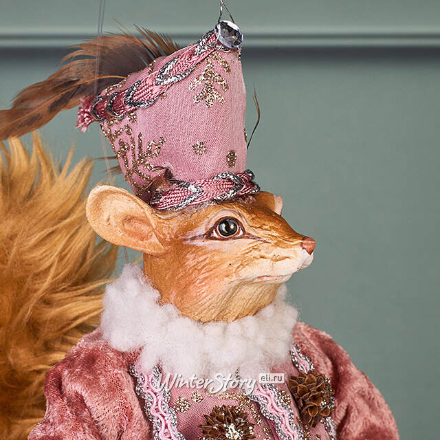 Елочная игрушка Белка Шароль - Лес Саксен 30 см Winter Deco