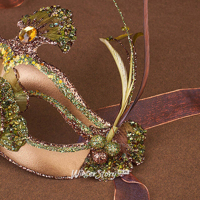 Елочная игрушка Маска - Hartley Whitney 20 см Winter Deco