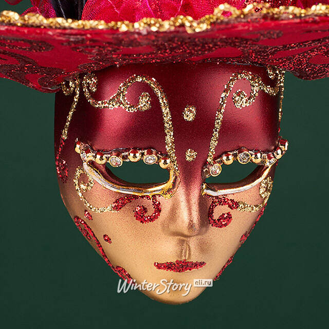 Елочная игрушка Маска Monte Grimano - Кабаре 20 см Winter Deco