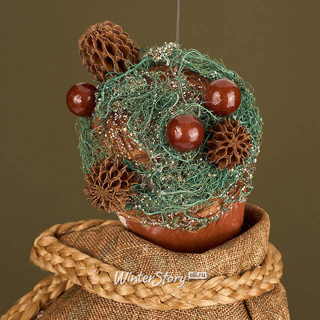 Елочная игрушка Сова Вивьен - Лес Саксен 17 см Winter Deco