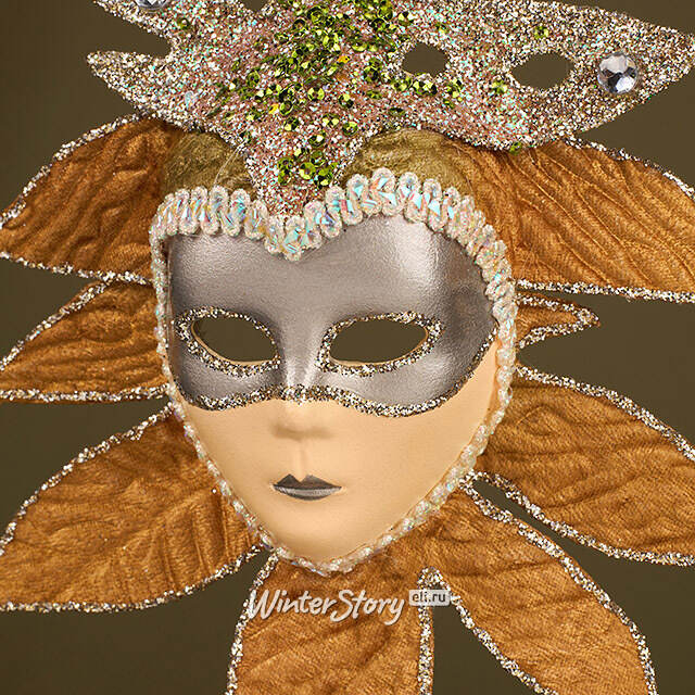 Елочная игрушка Маска - Montelupo Albese 17 см Winter Deco