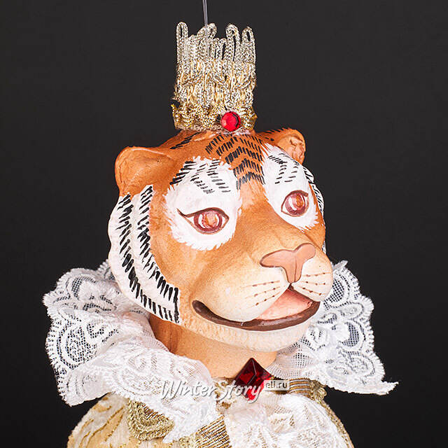 Елочная игрушка Тигр Гави - Королевство Камелот 28 см Winter Deco
