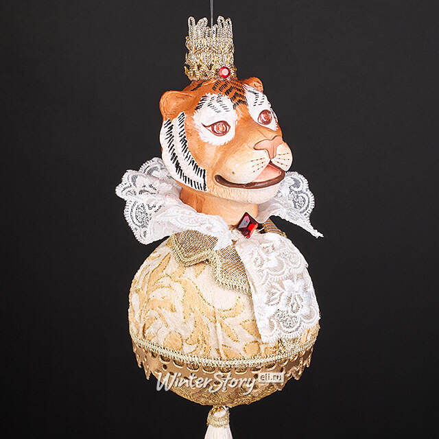 Елочная игрушка Тигр Гави - Королевство Камелот 28 см Winter Deco