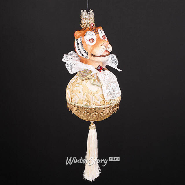 Елочная игрушка Тигр Гави - Королевство Камелот 28 см Winter Deco