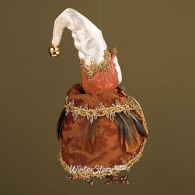 Елочная игрушка Сова Гамильтон - Лес Саксен 17 см Winter Deco