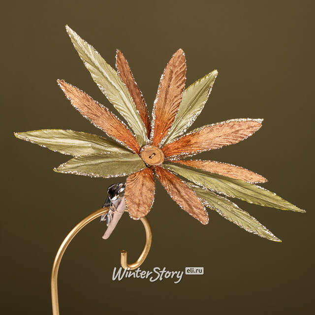 Искусственный цветок Morano-Calabro 25 см, клипса Winter Deco