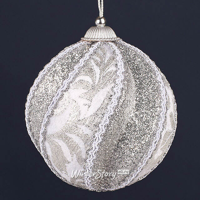 Елочный шар Malborghetto - Valbruna 10 см Winter Deco