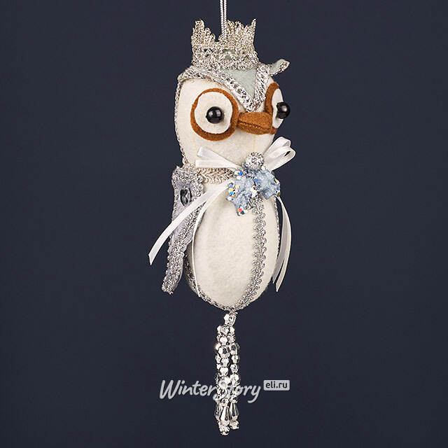 Елочная игрушка Сова Белинда: Winter Owl 17 см Winter Deco