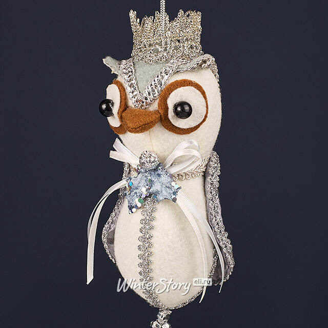 Елочная игрушка Сова Белинда: Winter Owl 17 см Winter Deco