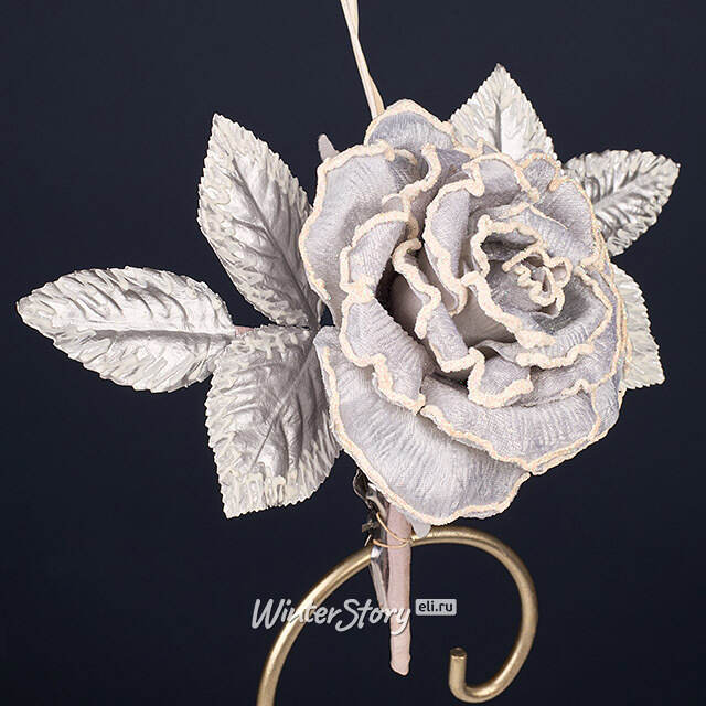 Искусственный цветок Эденбридж 20 см, клипса Winter Deco