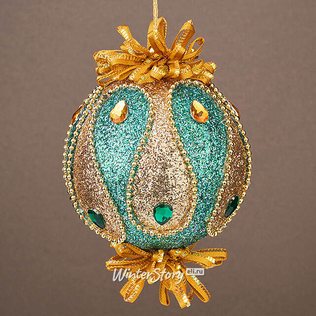 Винтажный елочный шар Peacock - Perfection 13 см Winter Deco