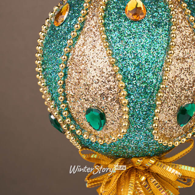 Винтажный елочный шар Peacock - Perfection 13 см Winter Deco