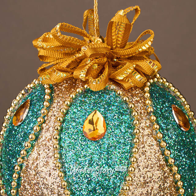 Винтажный елочный шар Peacock - Perfection 13 см Winter Deco